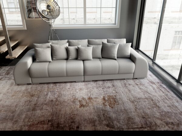 Canapea extensibilă dumonde cu 2 lăzi de depozitare Verona Enjoy Silver 310x120 cm