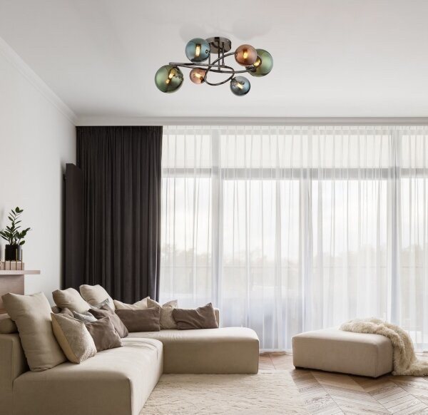 Lustră LED aplicată Globo 56142-6D RIHA 6xG9/3,5W/230V