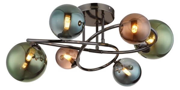 Lustră LED aplicată Globo 56142-6D RIHA 6xG9/3,5W/230V