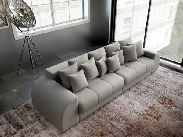 Canapea extensibilă dumonde cu 2 lăzi de depozitare Verona Enjoy Silver 310x120 cm