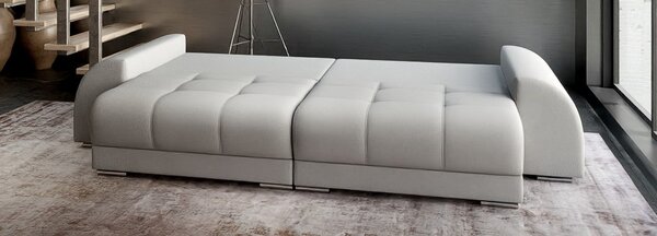 Canapea extensibilă dumonde cu 2 lăzi de depozitare Verona Enjoy Silver 310x120 cm