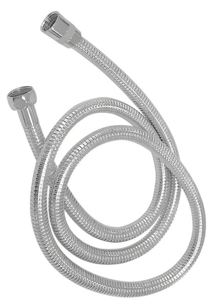 Set de Dus BG8001, Culoare argintiu cromat, Contine bara culisanta, cap de dus si furtun