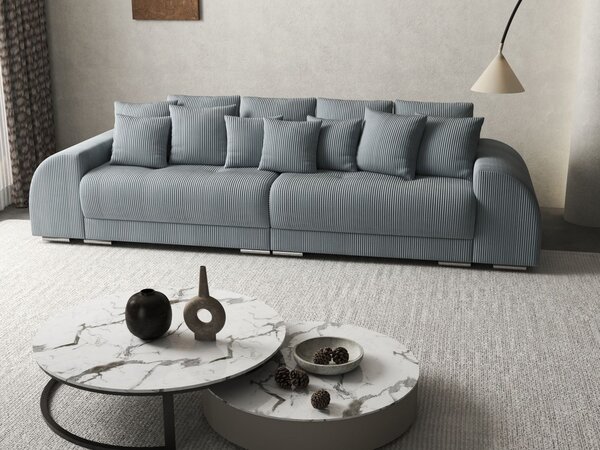 Canapea extensibilă dumonde cu 2 lăzi de depozitare Verona Zoom Grey 310x120 cm