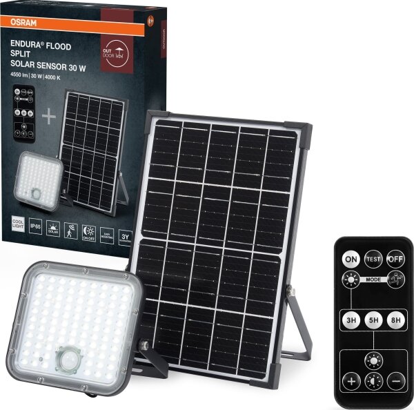 Osram - Reflector solar LED cu senzor ENDURA LED/30W/230V IP65 + DO