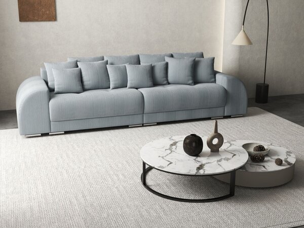 Canapea extensibilă dumonde cu 2 lăzi de depozitare Verona Zoom Grey 310x120 cm