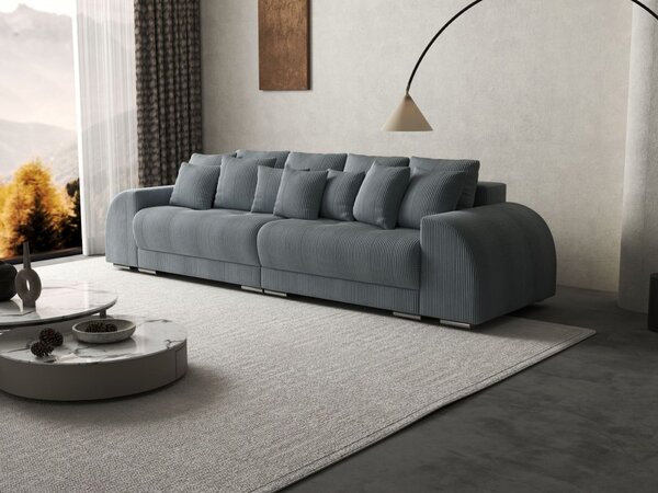Canapea extensibilă dumonde cu 2 lăzi de depozitare Verona Zoom Grey 310x120 cm