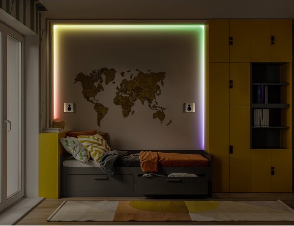 Osram - bandă LED RGBW dimabilă FLEX 7m LED/18W/230V + telecomandă