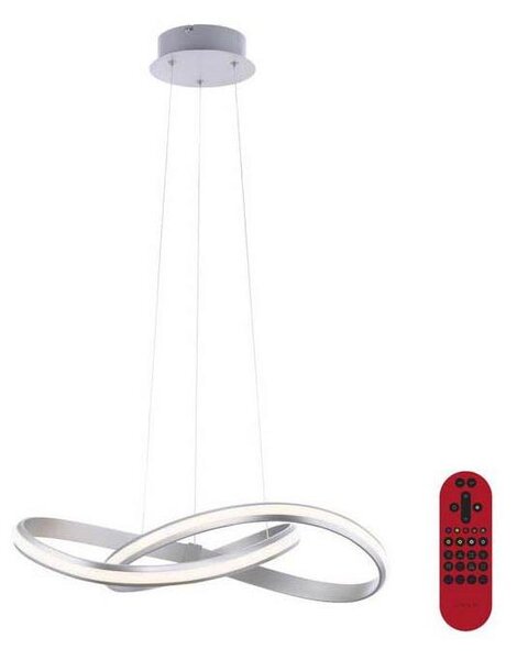 Leuchten Direkt 18432-55-LED Lustr RGB reglabil pe cablu MELINDA LED/28W/230V