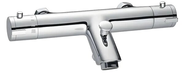 Baterie Cada si Dus cu Termostat ST6103, Mixer Compact, Cartus Ceramic, Filtru Murdarie, Material Alama, Finisaj Cromat