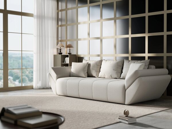 Canapea extensibilă dumonde cu ladă de depozitare Berlin Enjoy Bej 250x100 cm