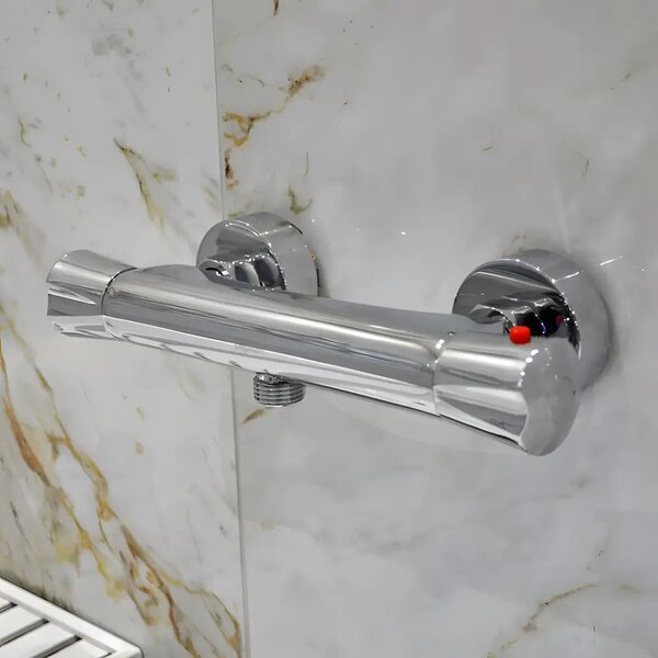 Baterie Cada si Dus cu Termostat ST6101, Cartus Ceramic, Material Alama, Finisaj Cromat