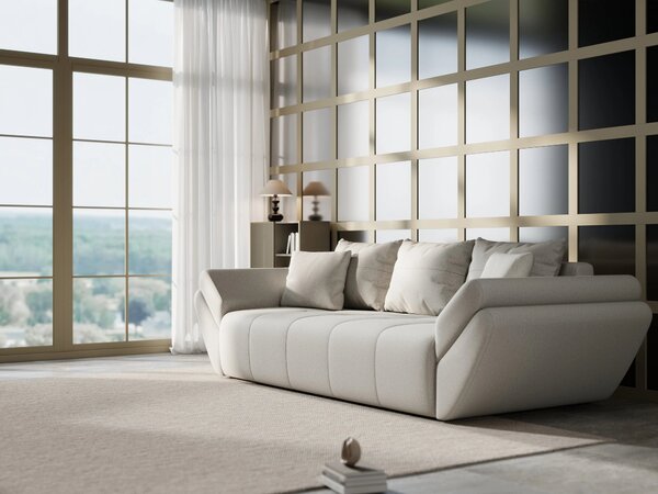 Canapea extensibilă dumonde cu ladă de depozitare Berlin Enjoy Bej 250x100 cm