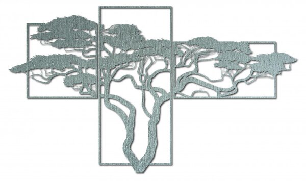 Pictură bonsai din lemn în trei părți - SKALICEF