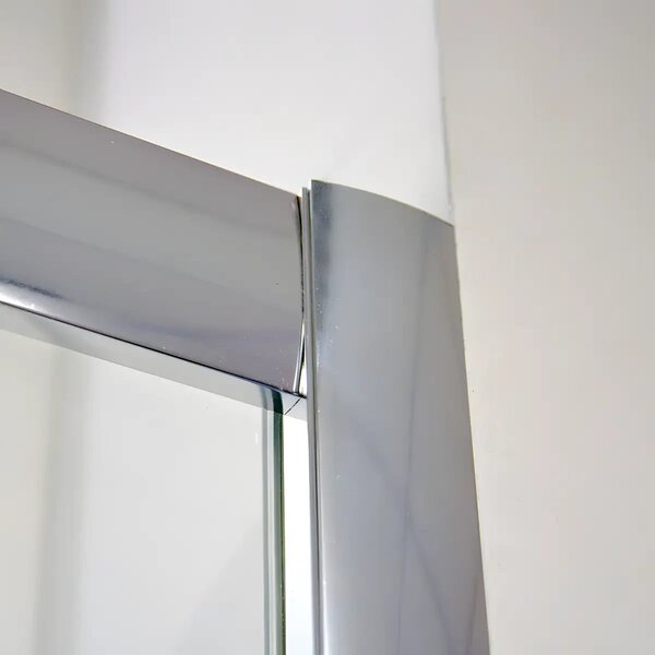 Usa De Dus Art 120-140cm, Latime Ajustabila, Sticla Securizata 6mm, Profil Aluminiu Cromat