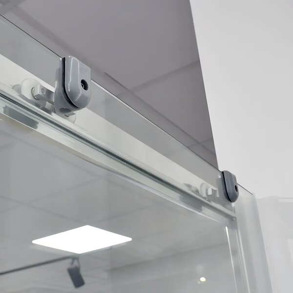 Usa De Dus Art 120-140cm, Latime Ajustabila, Sticla Securizata 6mm, Profil Aluminiu Cromat
