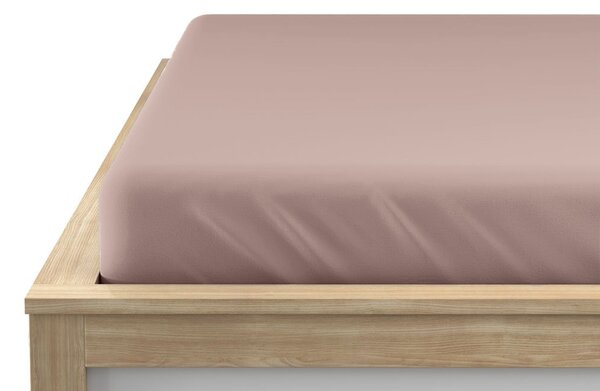 Cearsaf jersey cu lycra mov 90 x 200 cm