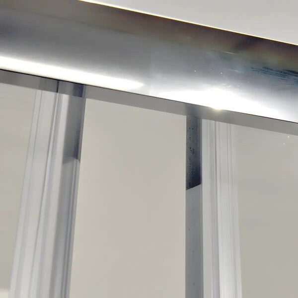 Usa De Dus Art 120-140cm, Latime Ajustabila, Sticla Securizata 6mm, Profil Aluminiu Cromat