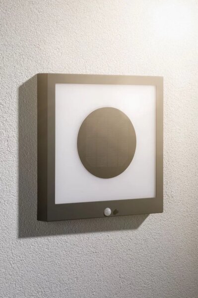 Paulmann 94263 - LED 1,2W IP44 lampă solară de perete cu senzor TAIJA 3,7V