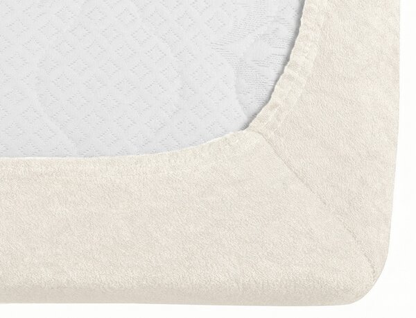Cearsaf Frote EXCLUSIVE crem deschis 90 x 200 cm