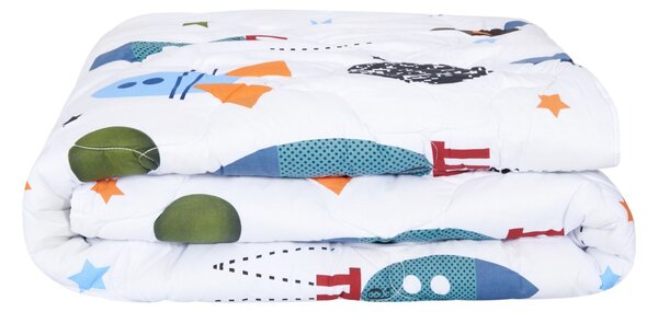 Pilota bumbac Somnart Rachete, 200x220cm, umplutura 300 gsm