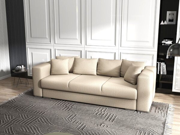 Canapea extensibilă dumonde cu ladă de depozitare Gloria Enjoy Camel 240x100 cm