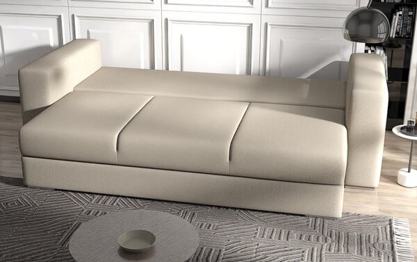 Canapea extensibilă dumonde cu ladă de depozitare Gloria Enjoy Camel 240x100 cm