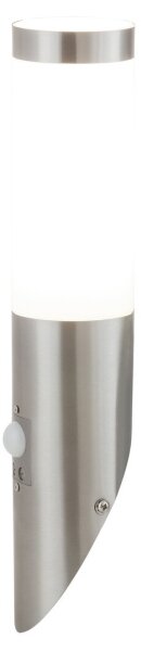 Aplică de exterior cu senzor INOX TORCH 1xE27/25W/230V IP44 Rabalux 8266