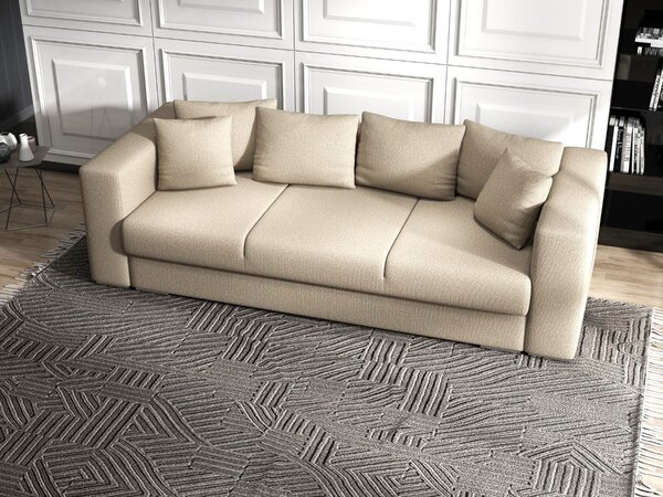 Canapea extensibilă dumonde cu ladă de depozitare Gloria Enjoy Camel 240x100 cm