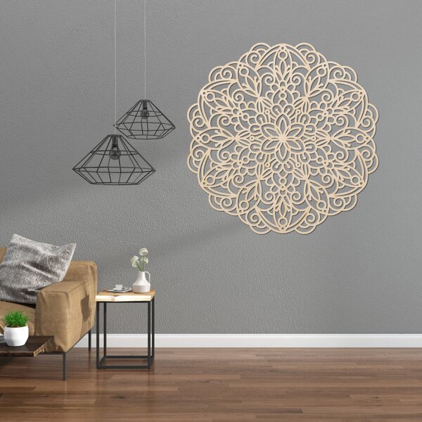 Mandala din lemn, pictură murală | TERRONY