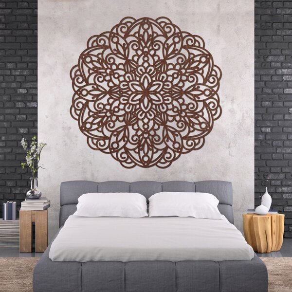Mandala din lemn, pictură murală | TERRONY
