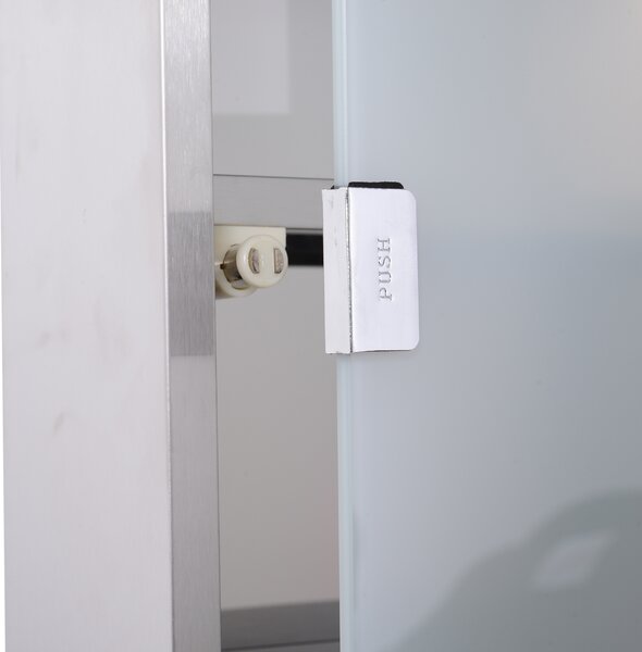 Dulap medicamente cu 4 rafturi HOMCOM, 30x12x60cm | Aosom Romania