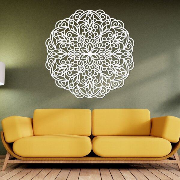 Mandala din lemn, pictură murală | TERRONY