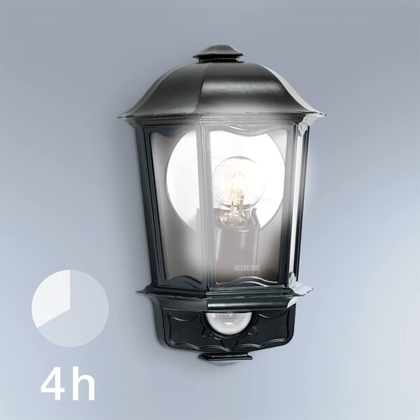 Steinel 644413 - Corp de iluminat perete exterior cu senzor L 190 S 1xE27/100W/230V