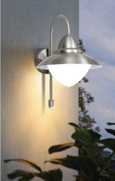 EGLO 87105 - Corp de iluminat perete exterior cu senzor SIDNEY 1xE27/60W