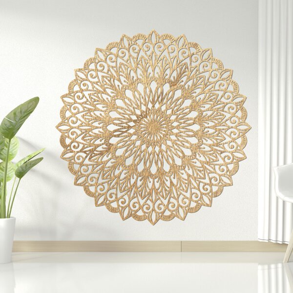 Mandala din lemn pe perete – Decorațiune elegantă pentru casa ta | PROKA
