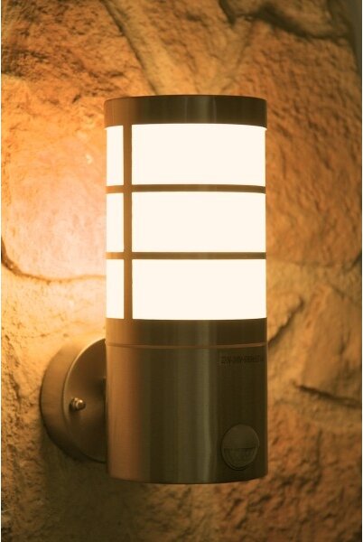 Massive 16334/47/10 - Aplică perete exterior cu senzor CALGARY 1xE27/14W IP44