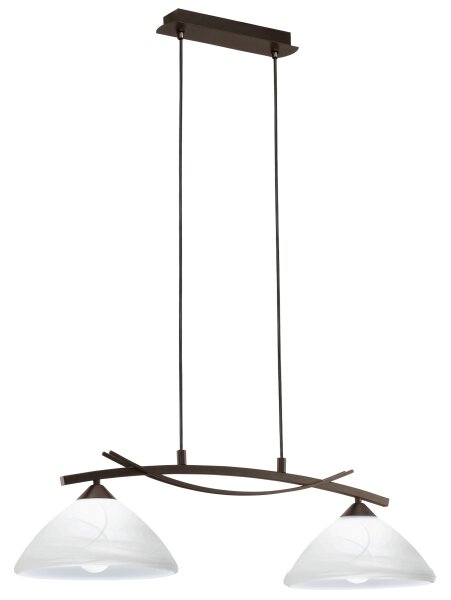 EGLO 91433 - Lustra VINOVO 2xE27/60W/230V