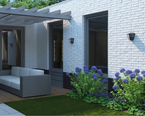 Philips 15387/30/16 - Corp de iluminat perete exterior MYGARDEN CREEK 1xE27/60W/230V