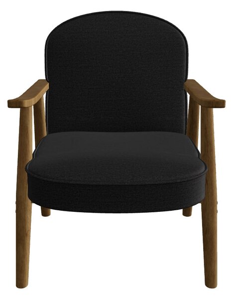 Fotoliu MILANO 1S, stofa catifelatala gri - Castel 93, 65x77x77 cm