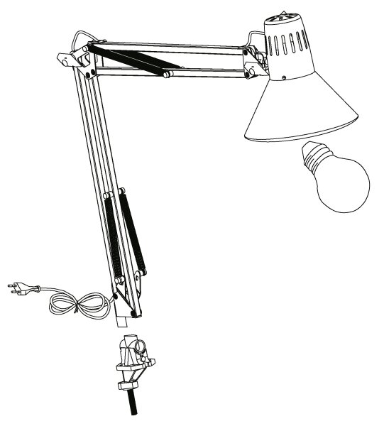 EGLO 90874 - Lampa de masa FIRMO 1xE27/40W