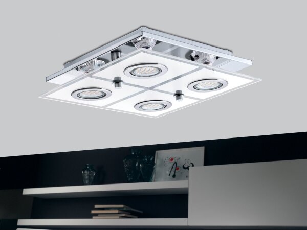 Plafonieră LED EGLO 30931 CABO 4xGU10/3W/230V