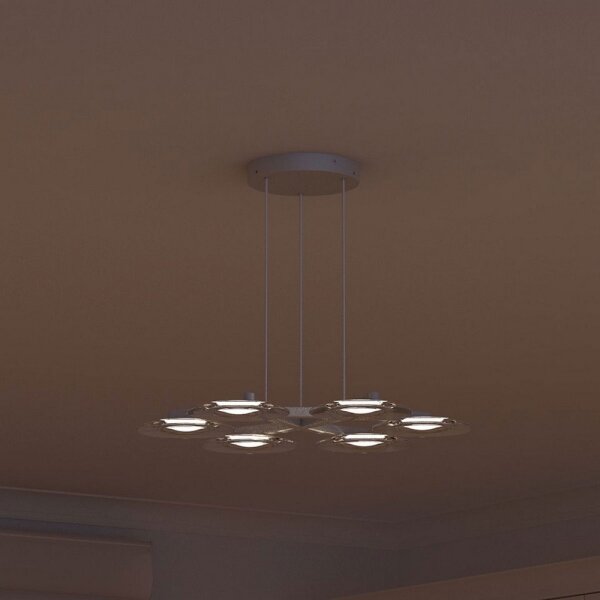 Corp de iluminat suspendat LED Philips 40972/48/16 VAGA 6xHighPower LED/2,5W/230V