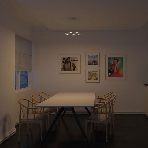 Corp de iluminat suspendat LED Philips 40972/48/16 VAGA 6xHighPower LED/2,5W/230V