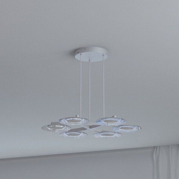 Corp de iluminat suspendat LED Philips 40972/48/16 VAGA 6xHighPower LED/2,5W/230V