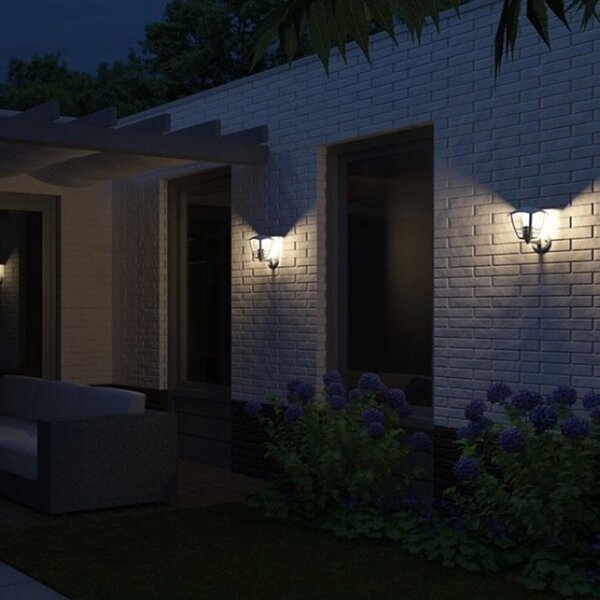 Philips 15380/31/16 - Aplica perete exterior MYGARDEN CREEK E27/60W/230V
