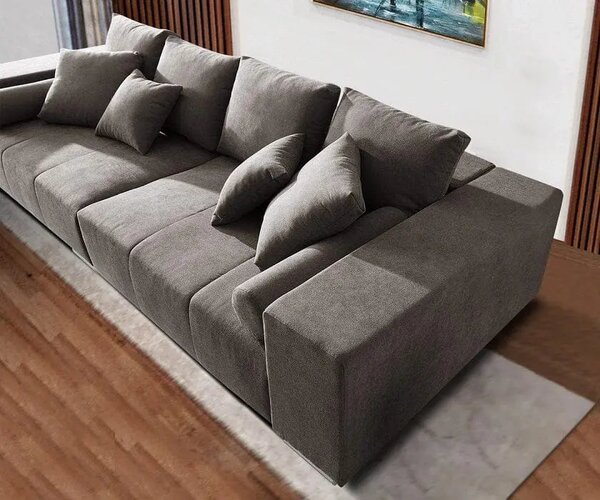 Canapea extensibilă dumonde cu ladă de depozitare Marbela Enjoy Kaki XXL 295x120 cm
