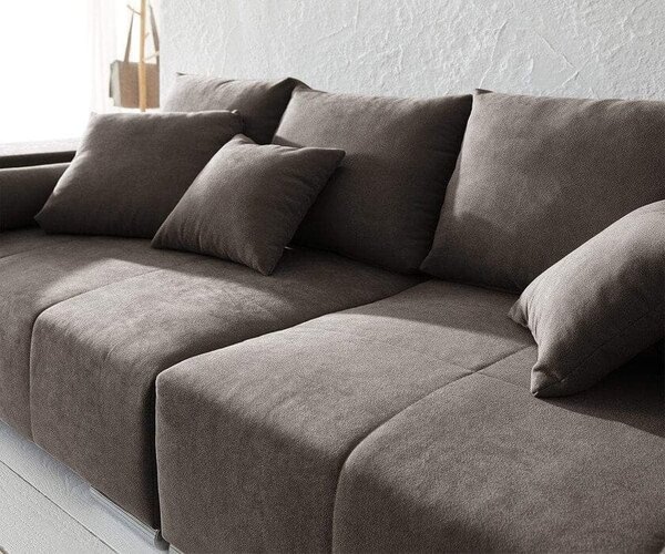 Canapea extensibilă dumonde cu ladă de depozitare Marbela Enjoy Kaki XXL 295x120 cm