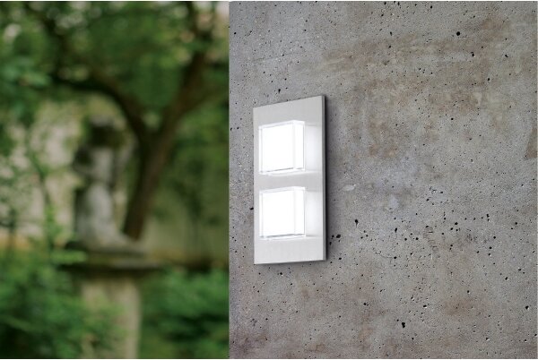 Eglo 93365 - LED Corp de iluminat perete exterior PIAS 2xLED/2,5W/230V