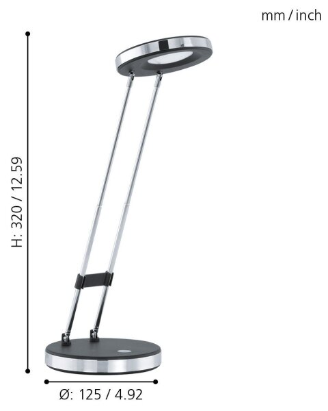 Eglo 93076 - Lampa de masa LED GEXO LED/3W/230V
