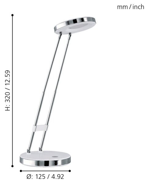 Eglo 93077 - Lampă de birou GEXO LED/3W/230V